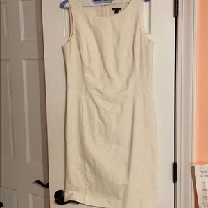 Ann Taylor Cream Dress size 8